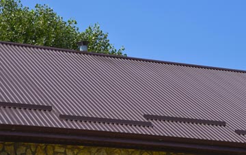 typical Blaise Hamlet corrugated roof uses
